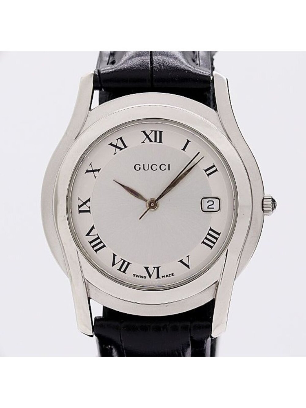 Gucci SS Quartz Silver Dial Watch - Picture 1 of 4